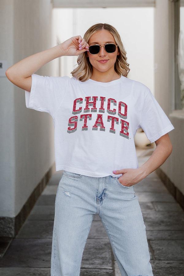 Gameday Couture CHICO STATE WILDCATS Claim To Fame Boxy-Fit Crop Tee