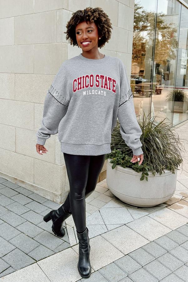 gameday couture CHICO STATE WILDCATS Competitive Edge Jewel-Trim Pullover