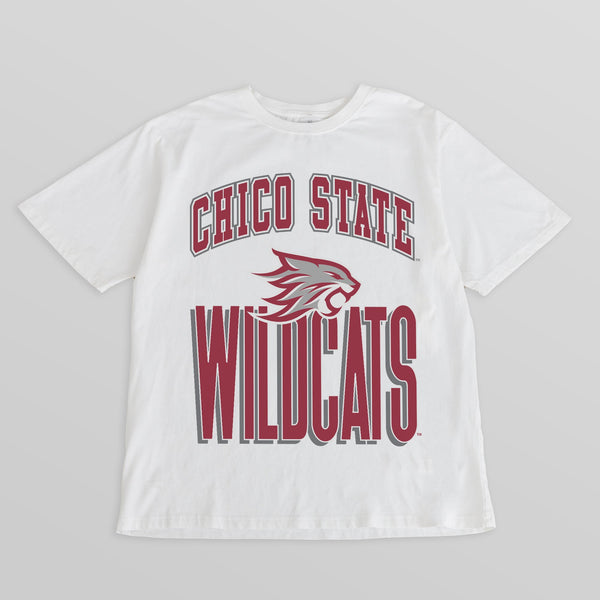 gameday couture CHICO STATE WILDCATS FIERCE FOCUS WASHED RELAXED FIT TEE
