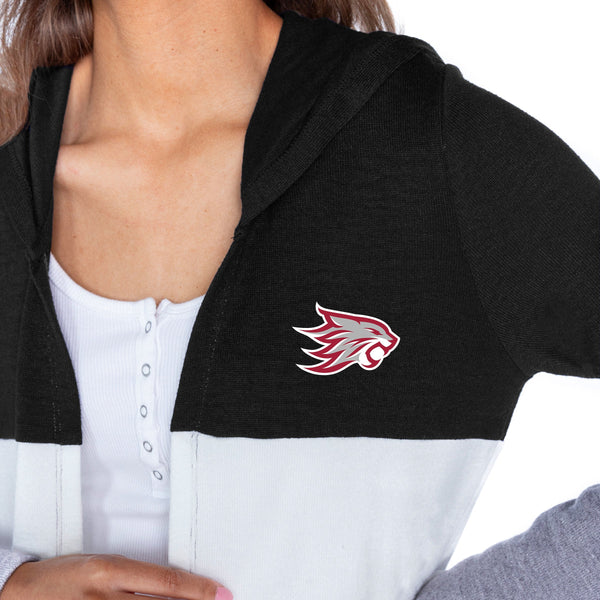 Gameday Couture CHICO STATE WILDCATS Insignia Lightweight Colorblock Cardigan
