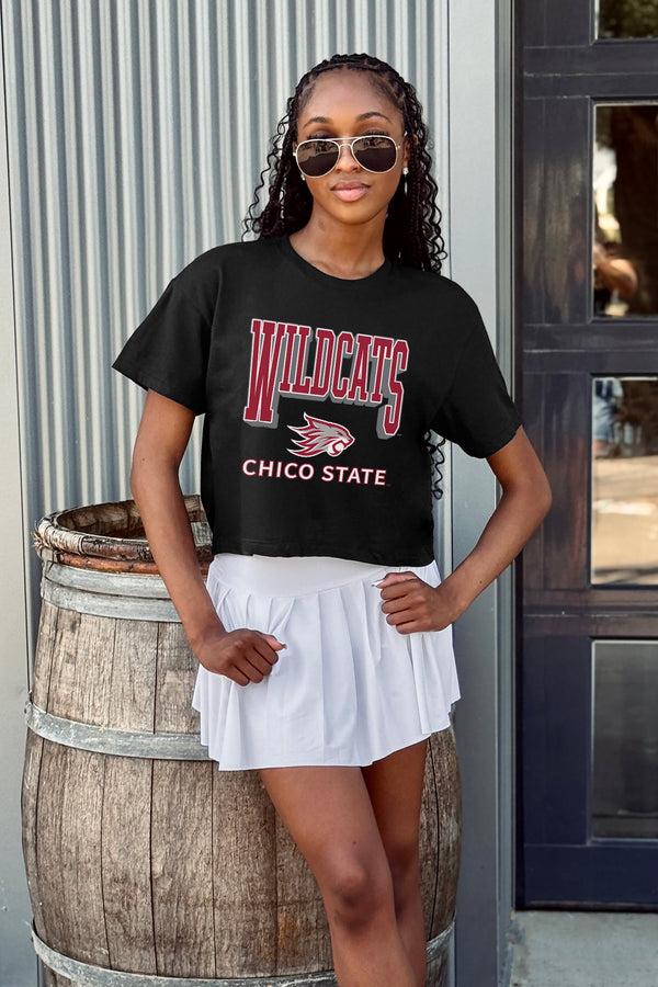 Gameday Couture CHICO STATE WILDCATS PURE VICTORY CLASSIC CROP TEE