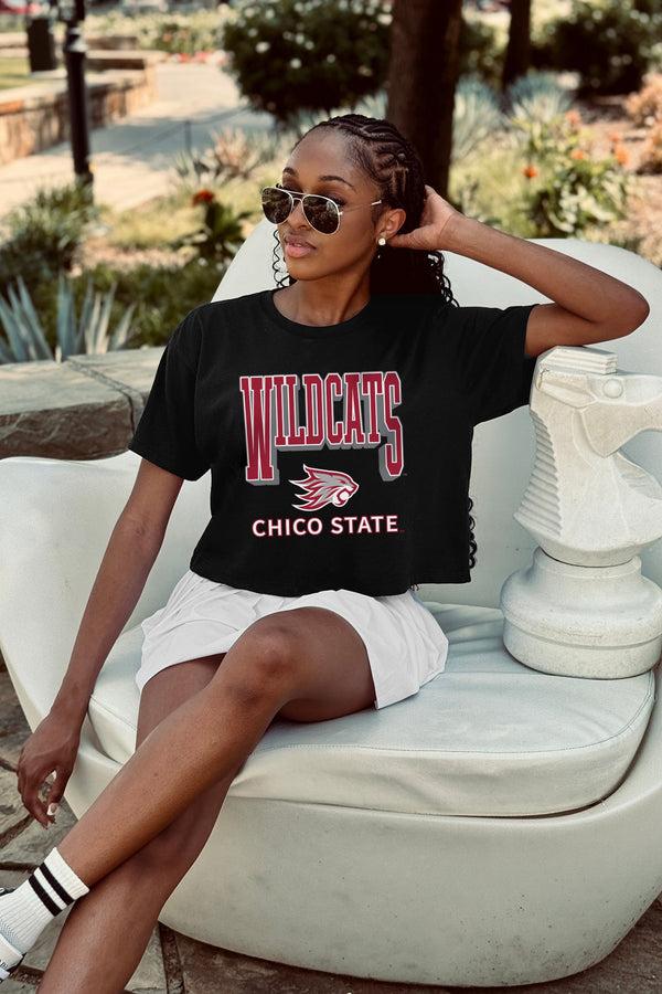 Gameday Couture CHICO STATE WILDCATS PURE VICTORY CLASSIC CROP TEE