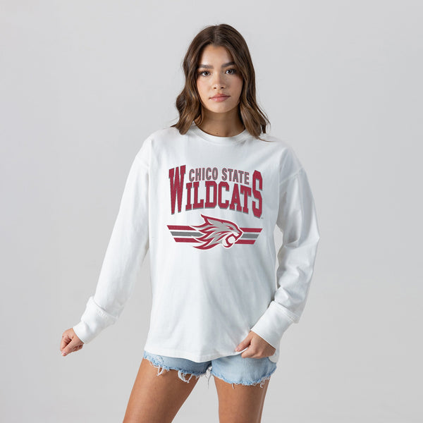 Gameday Couture CHICO STATE WILDCATS SWIFT STRIKE ESSENTIAL RELAXED FIT LONG SLEEVE TEE