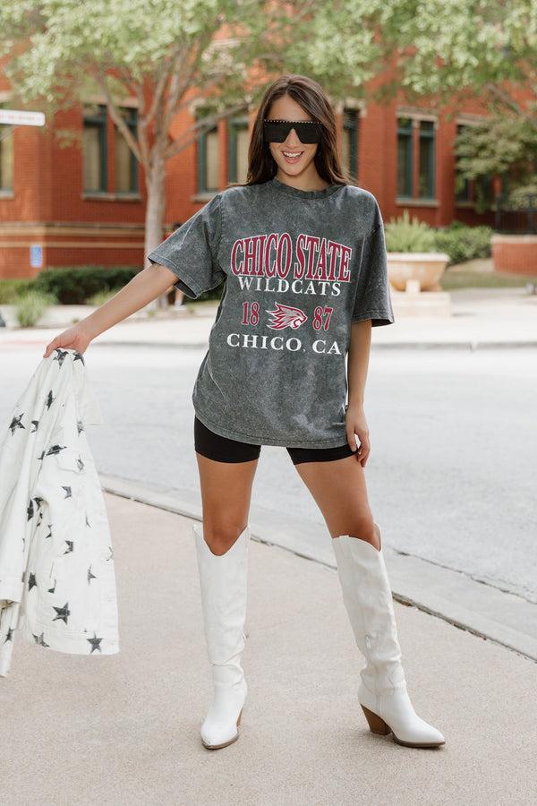 gameday couture CHICO STATE WILDCATS Throwback Oversized Tee