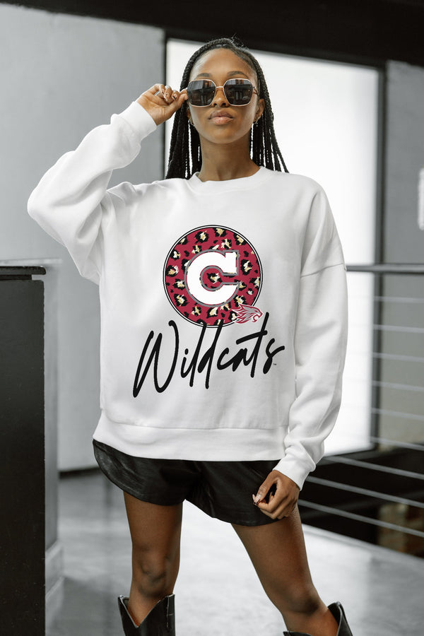 Gameday Couture CHICO STATE WILDCATS WILD BREAKTHROUGH PREMIUM FLEECE CREWNECK PULLOVER