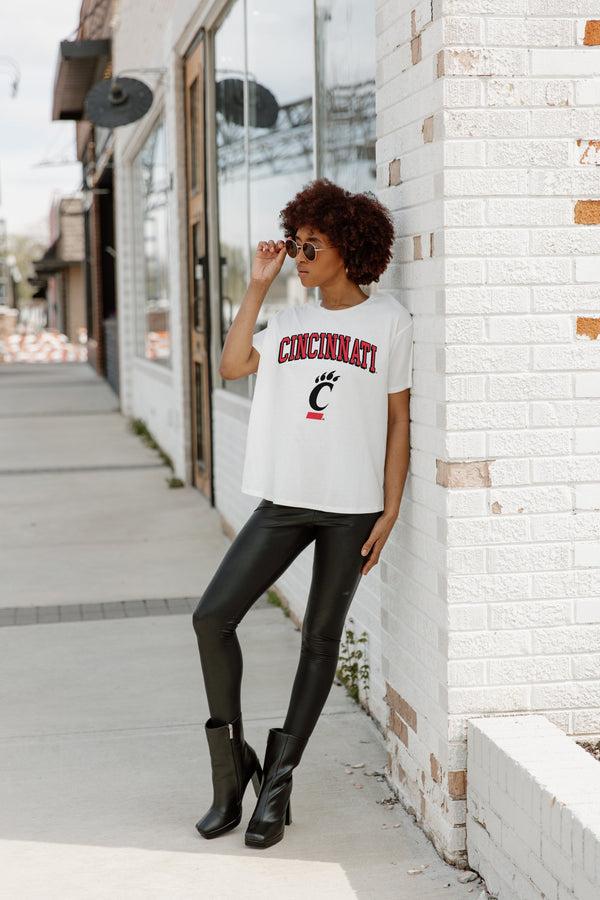Gameday Couture CINCINNATI BEARCATS Around We Go Flowy Tee
