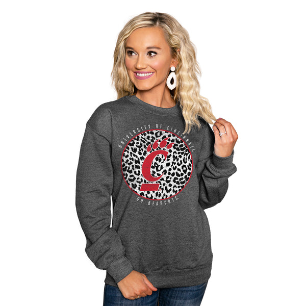 gameday couture CINCINNATI BEARCATS Call The Shots Crew Sweatshirt
