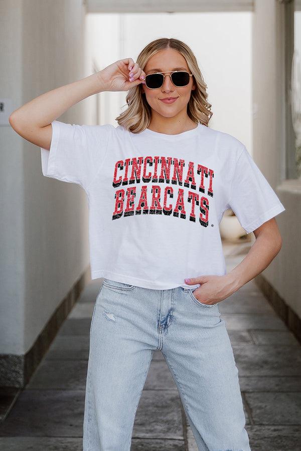 Gameday Couture CINCINNATI BEARCATS Claim To Fame Boxy-Fit Crop Tee