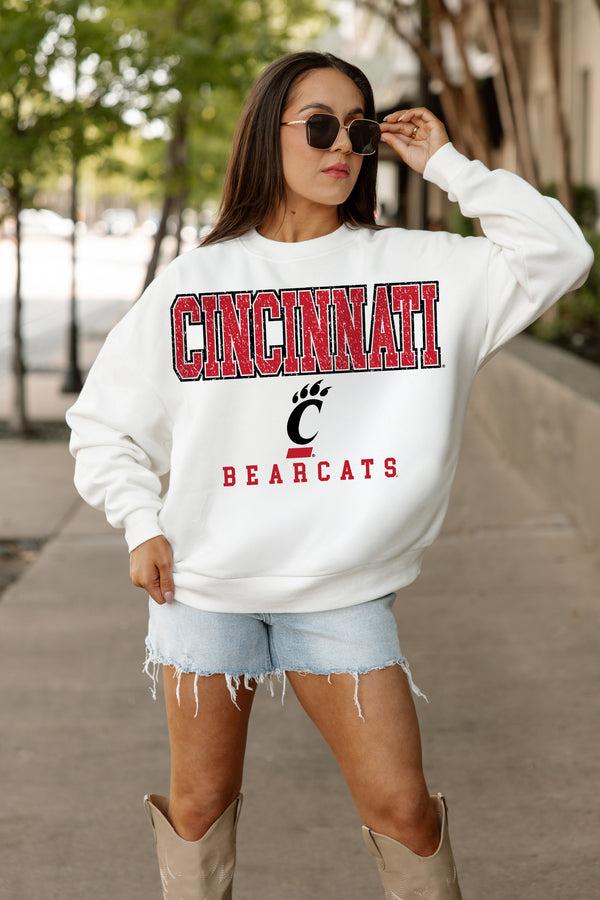 Gameday Couture CINCINNATI BEARCATS Freestyle Fleece Drop-Shoulder Pullover