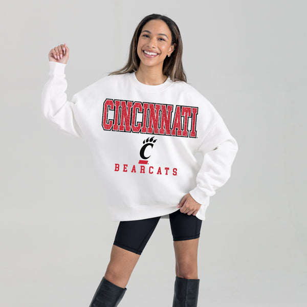 Gameday Couture CINCINNATI BEARCATS Freestyle Fleece Drop-Shoulder Pullover