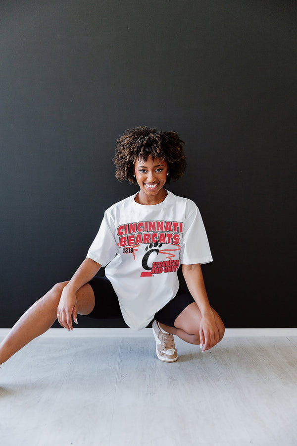 Gameday Couture CINCINNATI BEARCATS In The Lead Oversized Tee