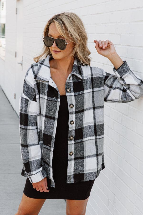 Gameday Couture CINCINNATI BEARCATS Mad For Plaid Jenkins Plaid Overshirt