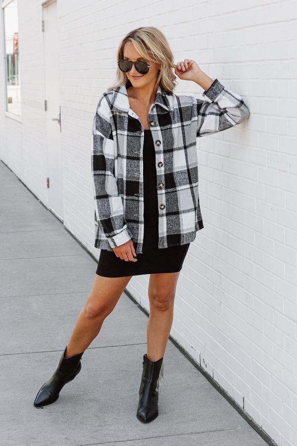 Gameday Couture CINCINNATI BEARCATS Mad For Plaid Jenkins Plaid Overshirt
