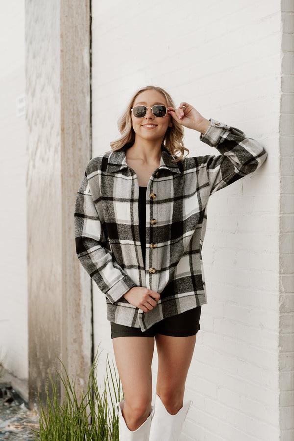 Gameday Couture CINCINNATI BEARCATS Mad For Plaid Jenkins Plaid Overshirt