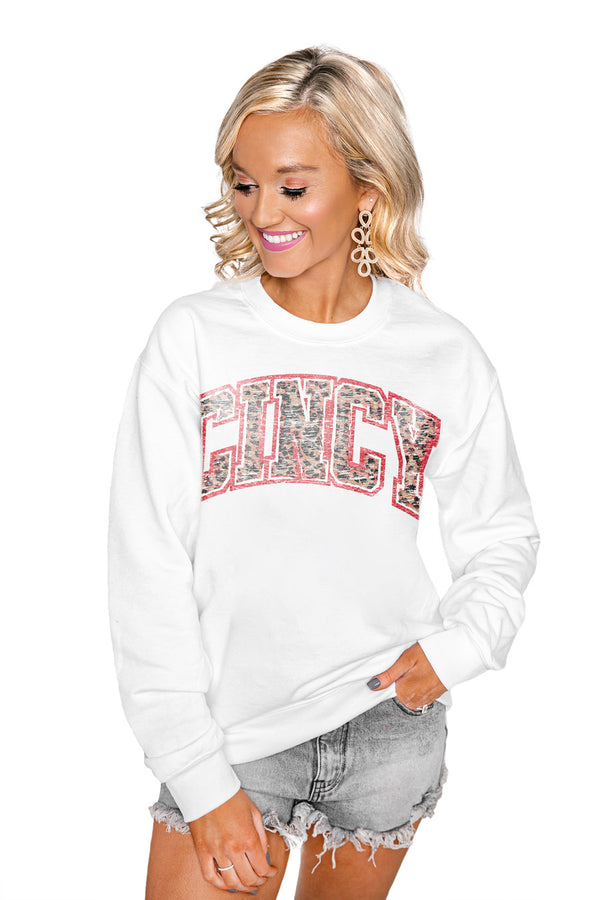 gameday couture CINCINNATI BEARCATS Snap Crew Sweatshirt
