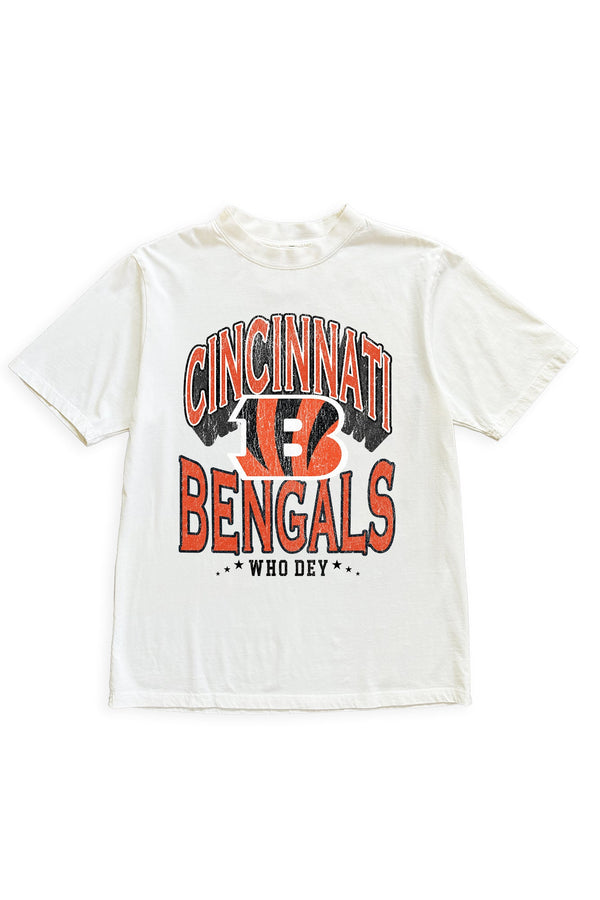 Gameday Couture CINCINNATI BENGALS Shakedown Oversized Crewneck Tee