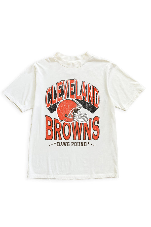 Gameday Couture CLEVELAND BROWNS Shakedown Oversized Crewneck Tee