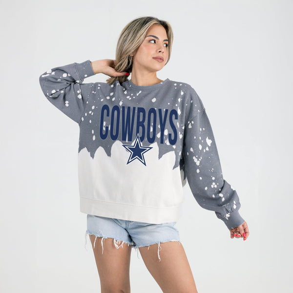 Gameday Couture DALLAS COWBOYS CASUAL FAN LONG-SLEEVE FRENCH TERRY PULLOVER