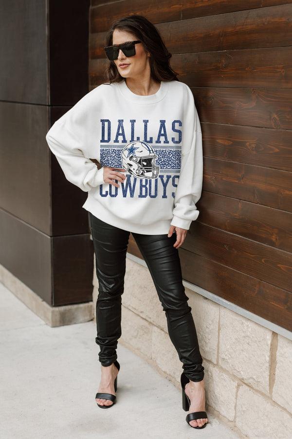 Gameday Couture DALLAS COWBOYS Fair Catch Crewneck Pullover
