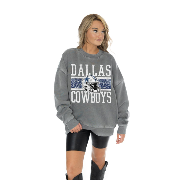 Gameday Couture DALLAS COWBOYS In The Wild Oversized Crewneck Fleece