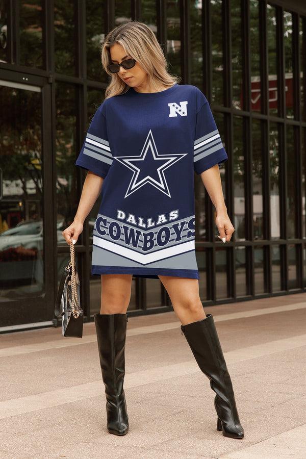 Gameday Couture DALLAS COWBOYS PERFECT SCORE RETRO T-SHIRT DRESS
