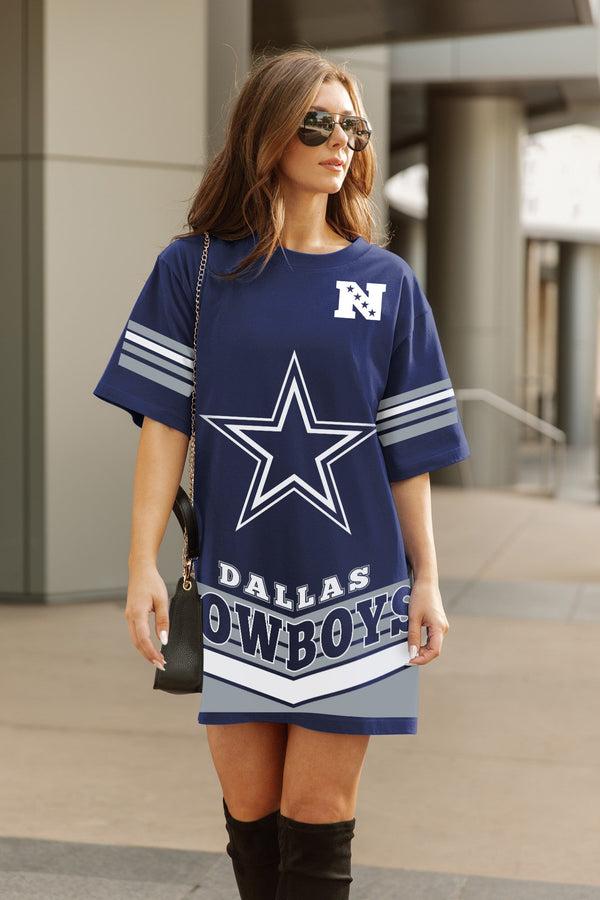 Gameday Couture DALLAS COWBOYS PERFECT SCORE RETRO T-SHIRT DRESS