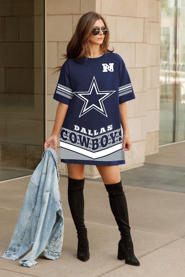 Gameday Couture DALLAS COWBOYS PERFECT SCORE RETRO T-SHIRT DRESS