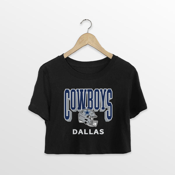 gameday couture DALLAS COWBOYS PURE VICTORY CLASSIC CROP TEE