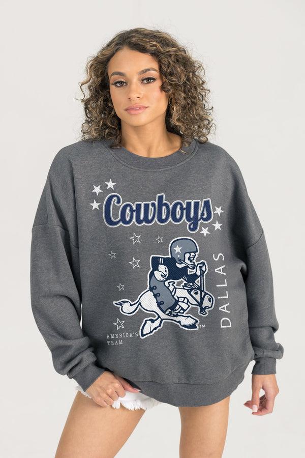 Gameday Couture DALLAS COWBOYS Ready To Rumble Fleece Crewneck Pullover