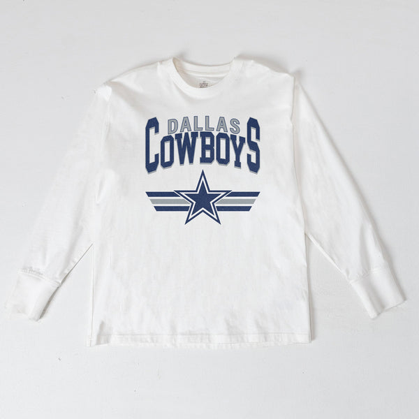 gameday couture DALLAS COWBOYS SWIFT STRIKE ESSENTIAL RELAXED FIT LONG SLEEVE TEE
