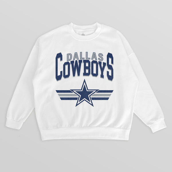 gameday couture DALLAS COWBOYS SWIFT STRIKE PREMIUM FLEECE CREWNECK PULLOVER gameday couture DALLAS COWBOYS SWIFT STRIKE PREMIUM FLEECE CREWNECK PULLOVER