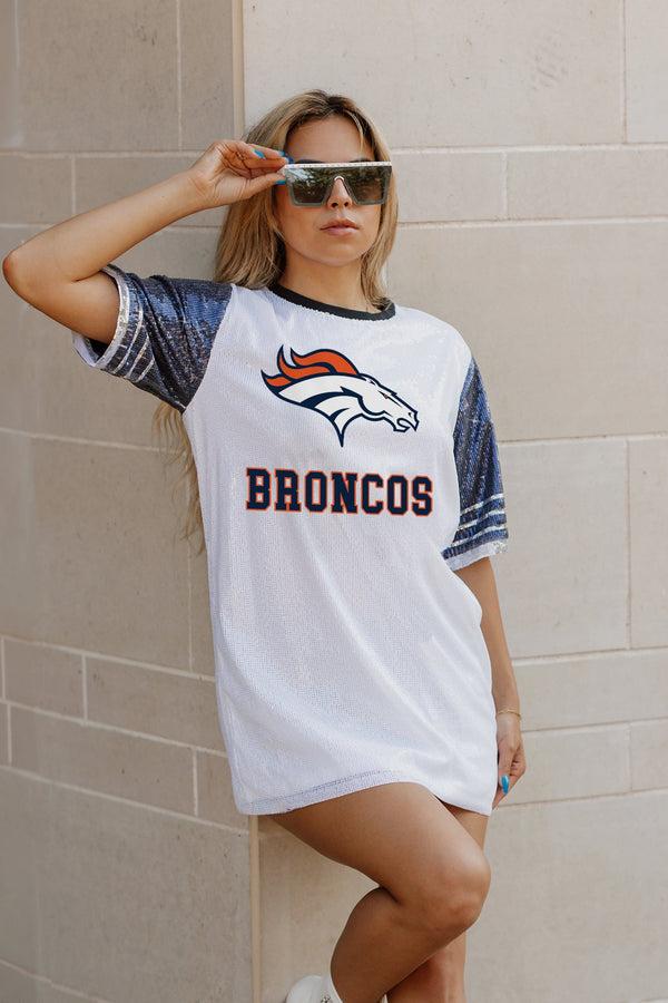 Gameday Couture DENVER BRONCOS Bling It Sequined Jersey Dress