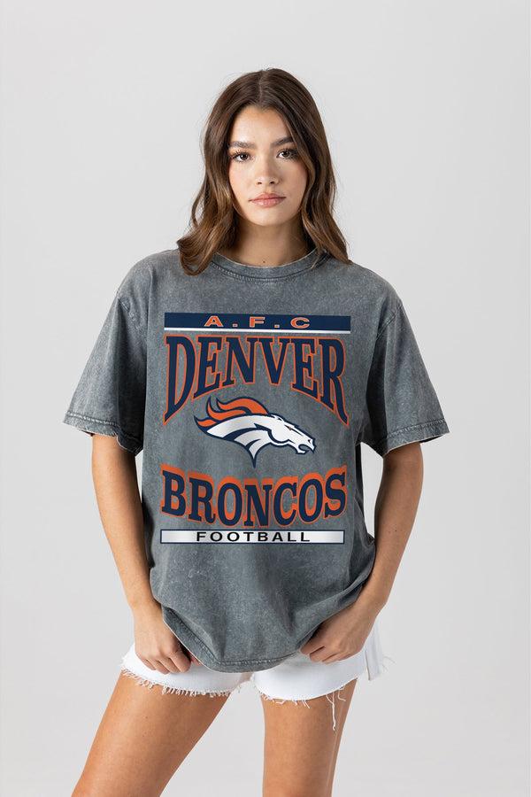 Gameday Couture DENVER BRONCOS CLASSIC GRIND WASHED RELAXED FIT TEE