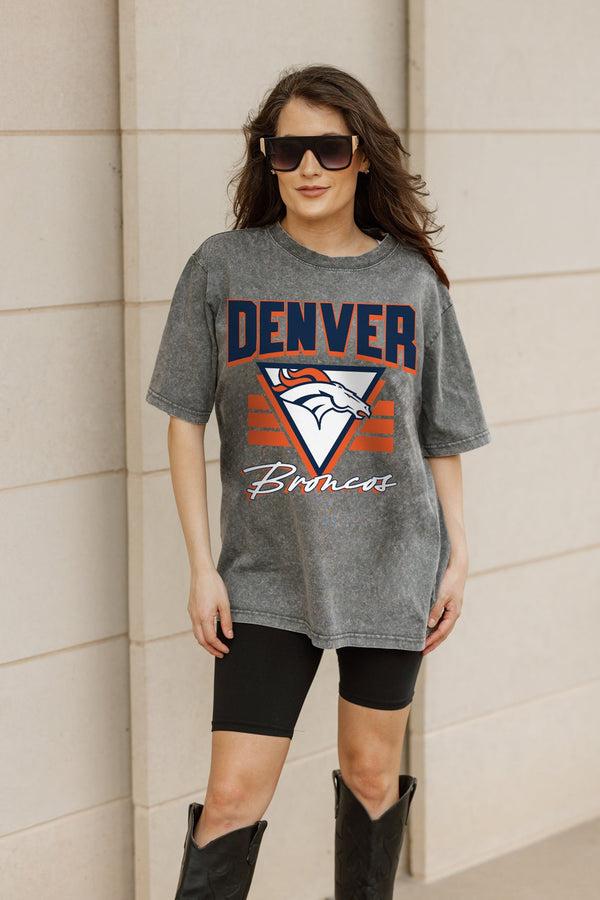 Gameday Couture DENVER BRONCOS Play It Forward Oversized Crewneck Tee
