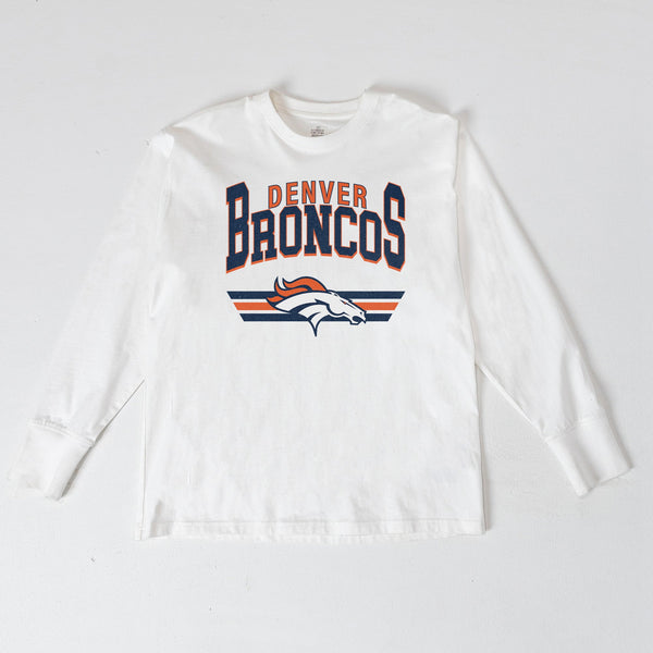 gameday couture DENVER BRONCOS SWIFT STRIKE ESSENTIAL RELAXED FIT LONG SLEEVE TEE