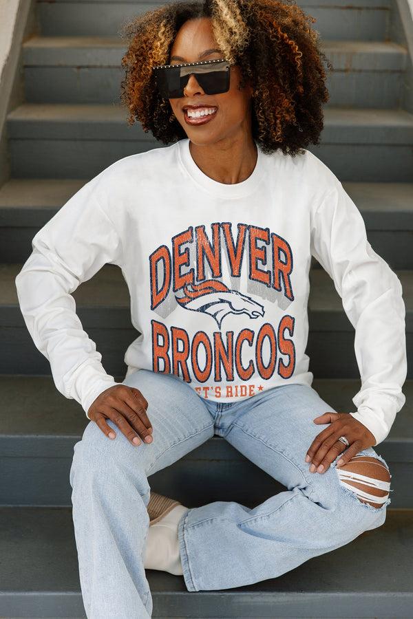 Gameday Couture DENVER BRONCOS Time Out Midweight Long-Sleeve Tee