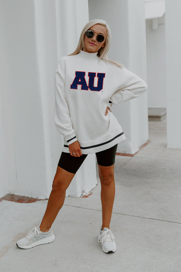 Gameday Couture AUBURN TIGERS MOCK PULLOVER