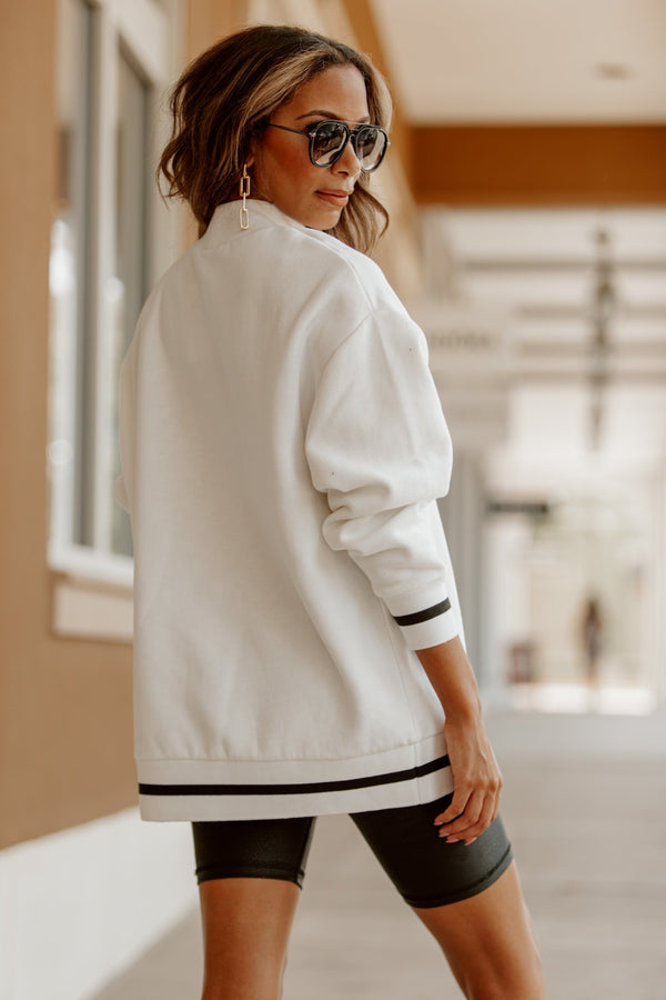 Gameday Couture AUBURN TIGERS MOCK PULLOVER