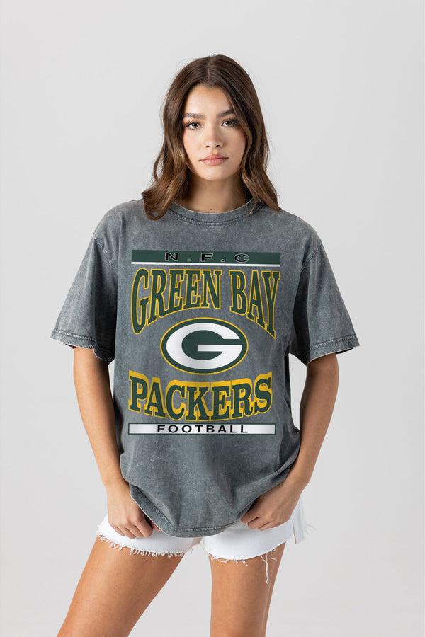 Gameday Couture GREEN BAY PACKERS CLASSIC GRIND WASHED RELAXED FIT TEE