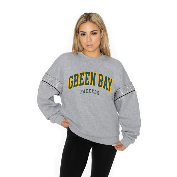 Gameday Couture GREEN BAY PACKERS Competitive Edge Jewel-Trim Pullover