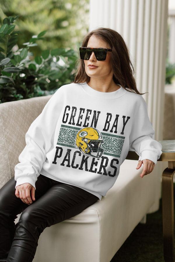 Gameday Couture GREEN BAY PACKERS Fair Catch Crewneck Pullover