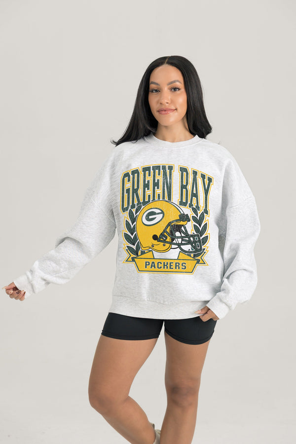 Gameday Couture GREEN BAY PACKERS Heritage Fleece Crewneck Pullover