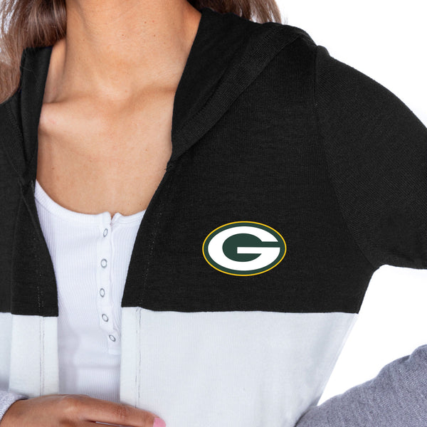 Gameday Couture GREEN BAY PACKERS Insignia Lightweight Colorblock Cardigan