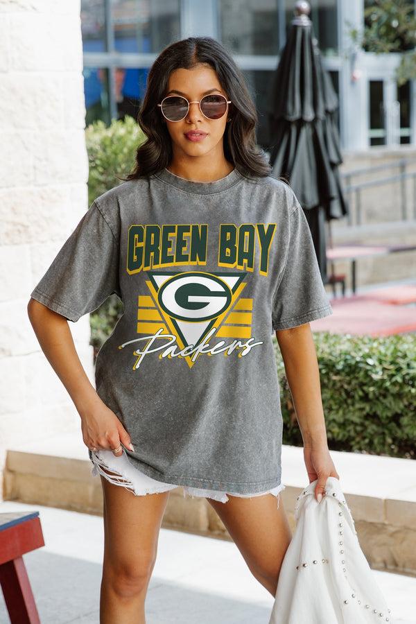 Gameday Couture GREEN BAY PACKERS Play It Forward Oversized Crewneck Tee