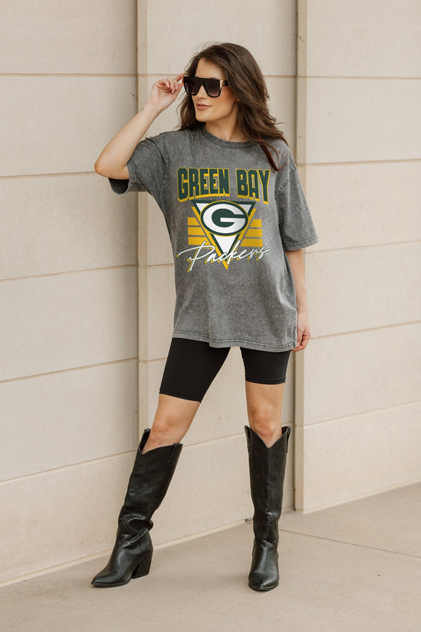 Gameday Couture GREEN BAY PACKERS Play It Forward Oversized Crewneck Tee