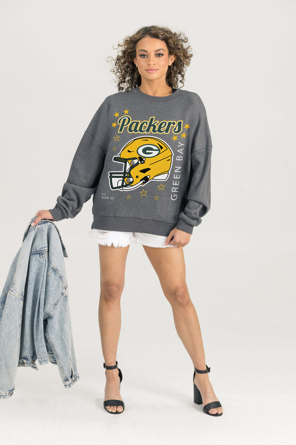 Gameday Couture GREEN BAY PACKERS Ready To Rumble Fleece Crewneck Pullover
