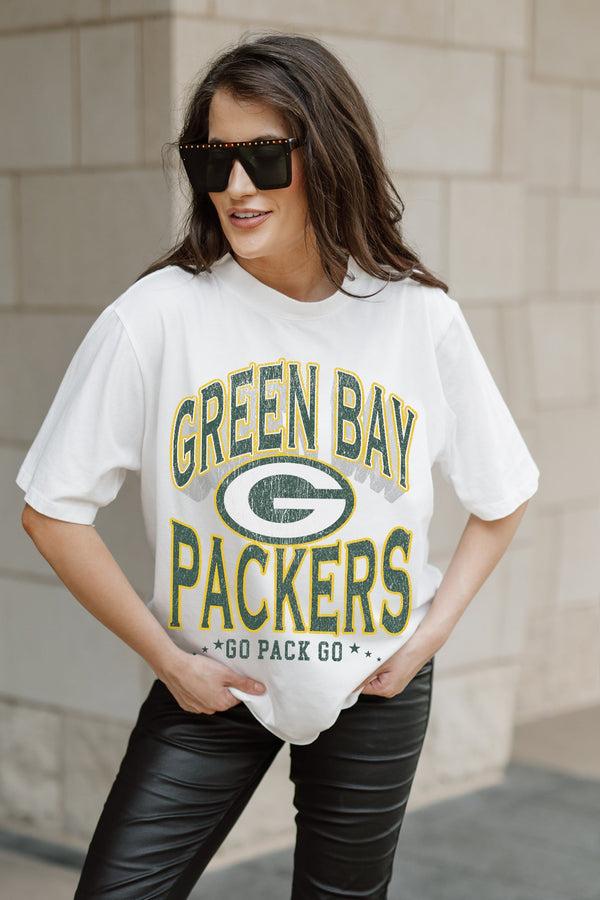 Gameday Couture GREEN BAY PACKERS Shakedown Oversized Crewneck Tee