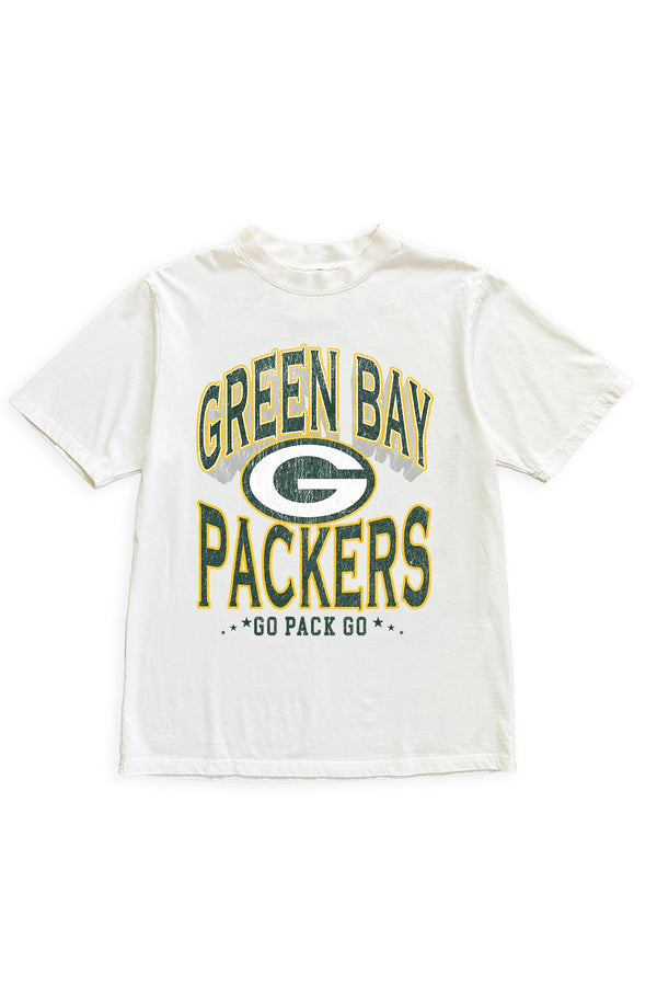 Gameday Couture GREEN BAY PACKERS Shakedown Oversized Crewneck Tee