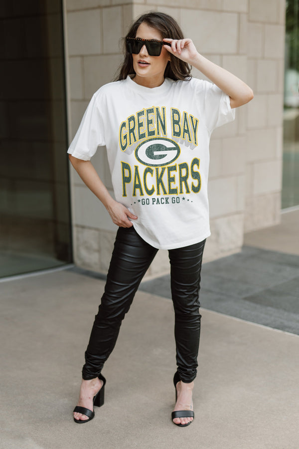 Gameday Couture GREEN BAY PACKERS Shakedown Oversized Crewneck Tee