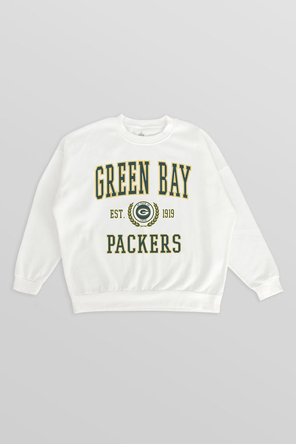 Gameday Couture GREEN BAY PACKERS Timeless Triumph Fleece Crewneck Pullover